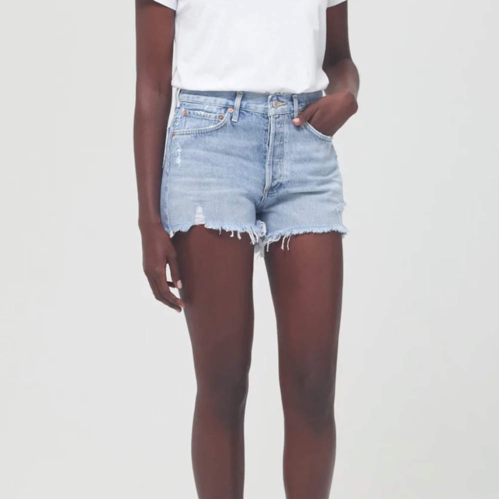 AGOLDE Parker Vintage Cut Off Shorts - Picture 6 of 7